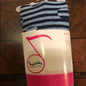 NEW Footnotes fashion tights, size 12-14